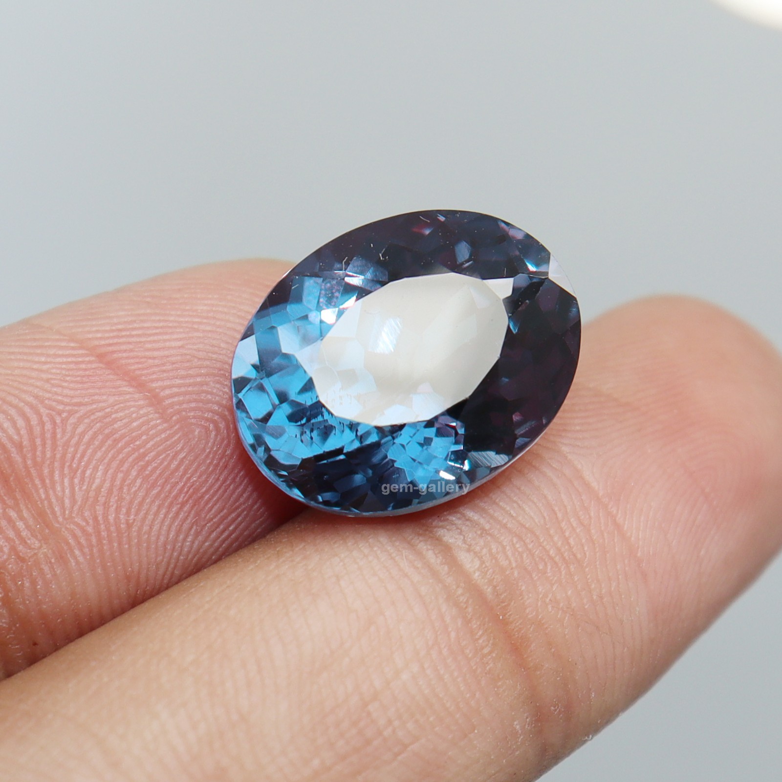 11.45 CT Oval Cut Color Changing Natural Alexandrite Certified Loose Gems