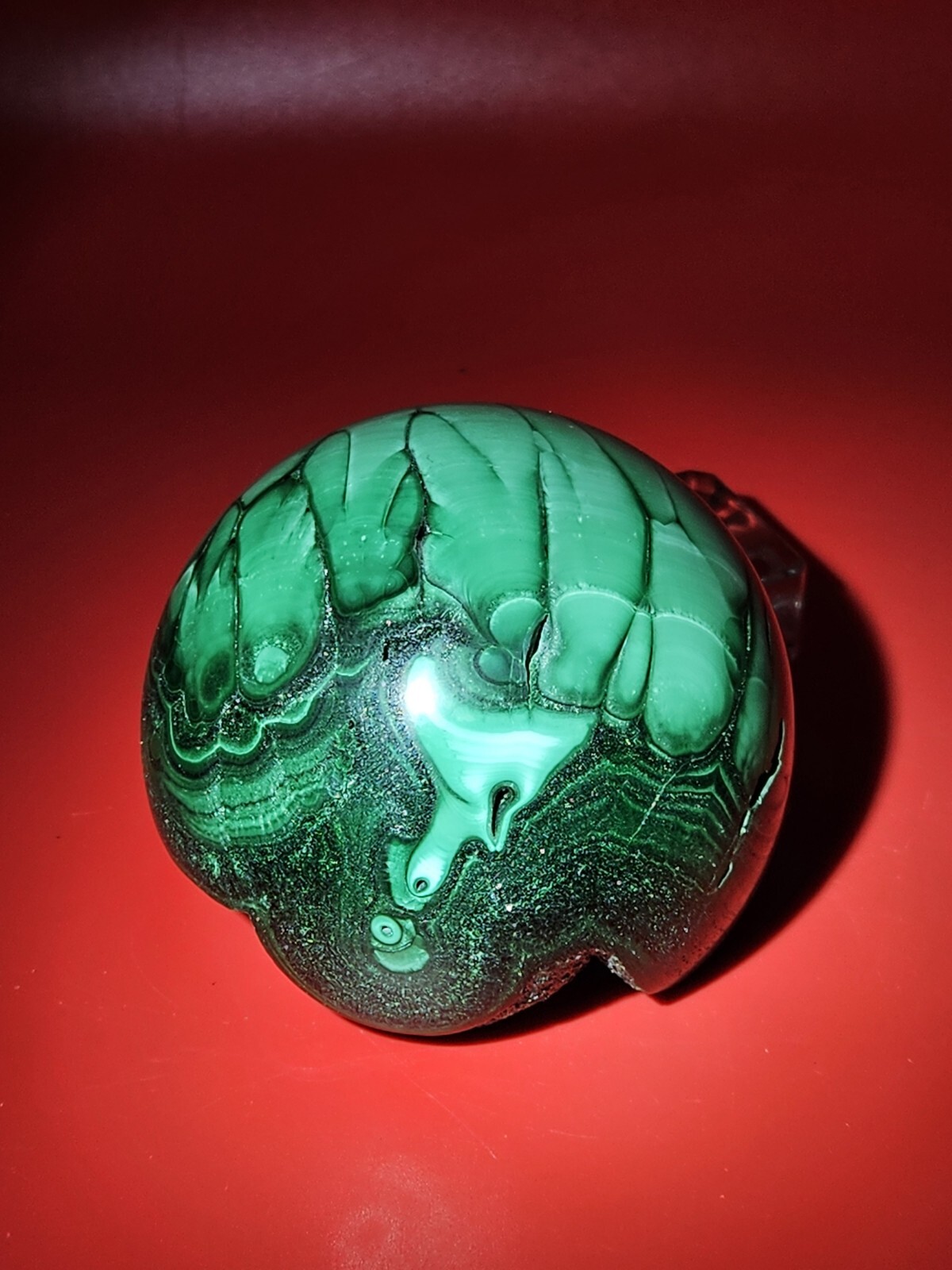 Glossy Natural Malachite Quartz Druzy Sphere Crystal Collection Healling 1+LB