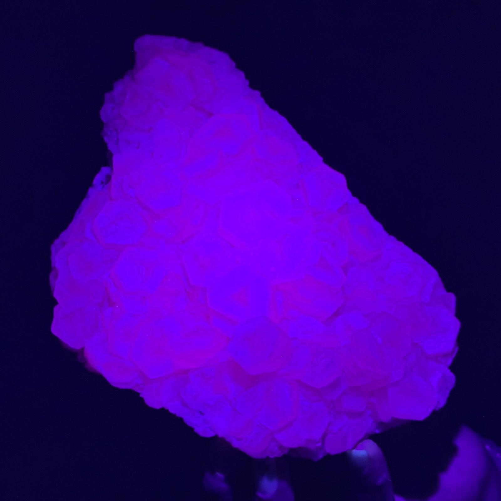 2.20LB Natural String of Copper Coins Calcite/Fluorescent Glow Under UV Light