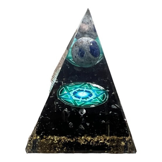 Orgone Pyramid Crystal Healing Stone , Energy Generator Healing Crystals