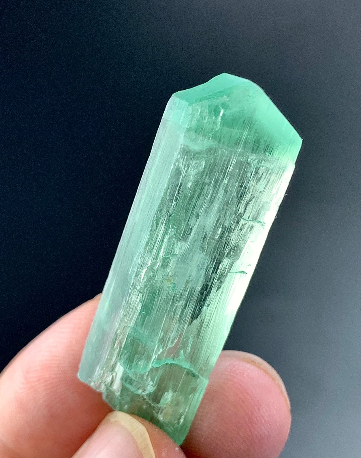 Hiddenite Kunzite Crystal From Afghanistan 48 Carat