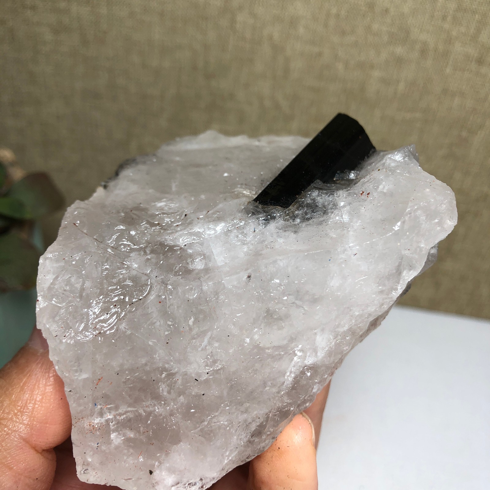 Natural tourmaline Crystal paragenesis gemstone original Specimen 290g A1684