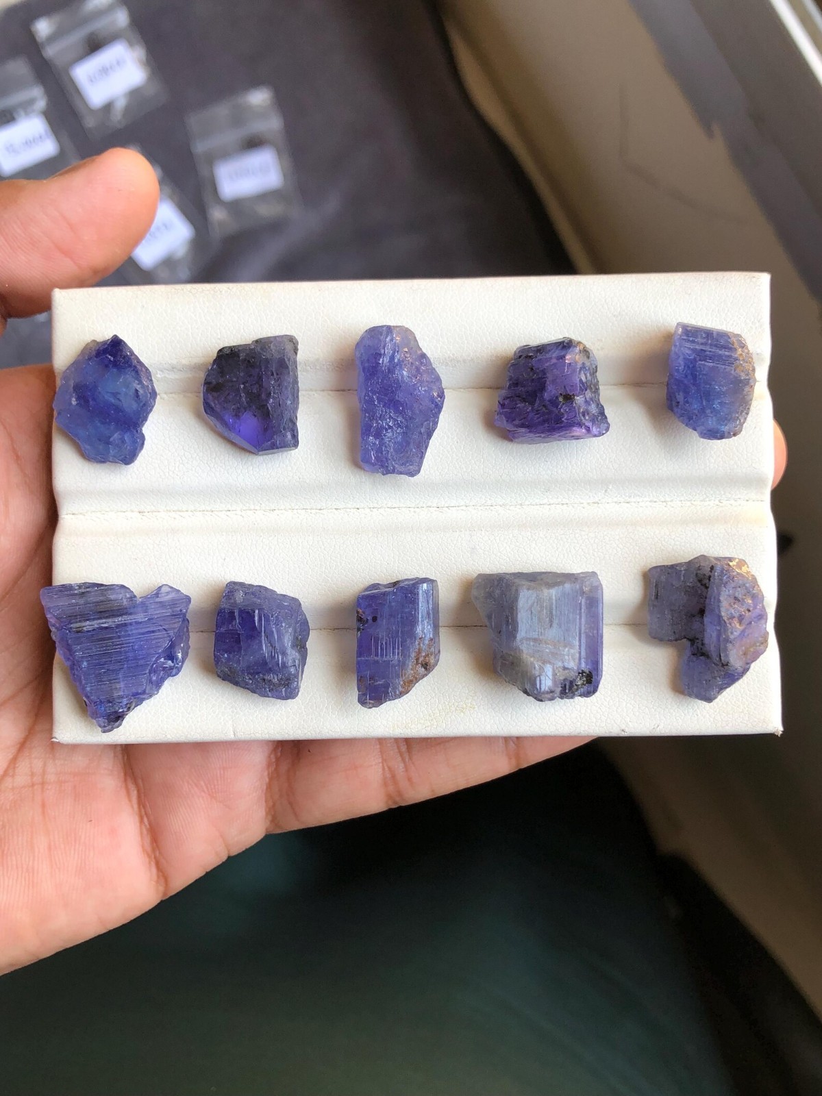AAA Blue Tanzanite Rough, Natural Specimen Tanzanite Raw,Gemstone Minerals,Tz#42