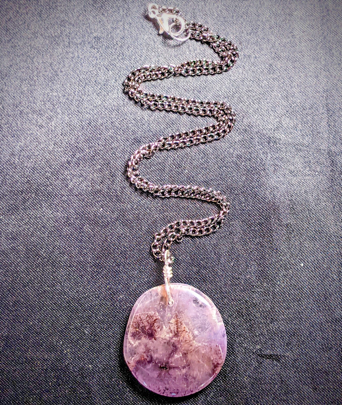 AURALITE 23 NECKLACE Certified Authentic Amethyst Quartz Super Seven Canada