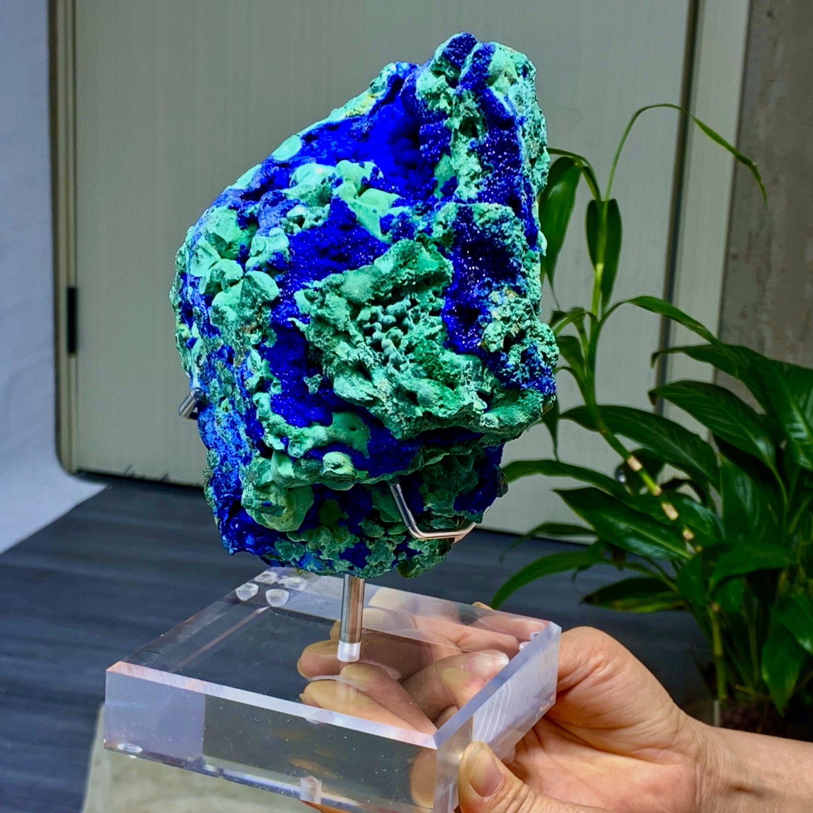 4.71LB Best Natural Azurite/Malachite raw Crystal Mineral Specimen