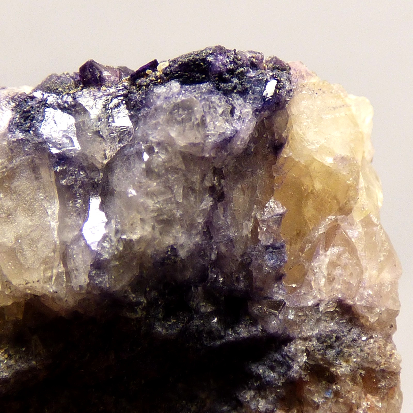 Blue John Fluorite Crystal Display Specimen Derbyshire UK 34mm 37g Unpolished
