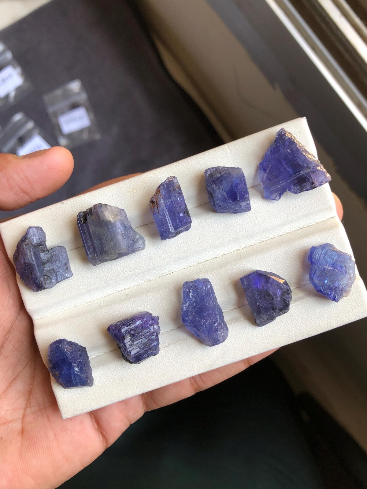 AAA Blue Tanzanite Rough, Natural Specimen Tanzanite Raw,Gemstone Minerals,Tz#42