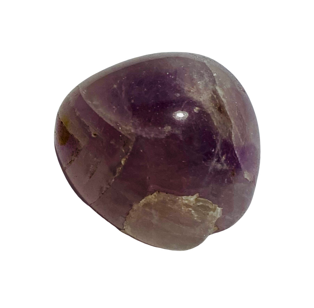 Purple Quartz Crystal 5g (20mm Long, 30mm Wide) Tumbled, Good Condition