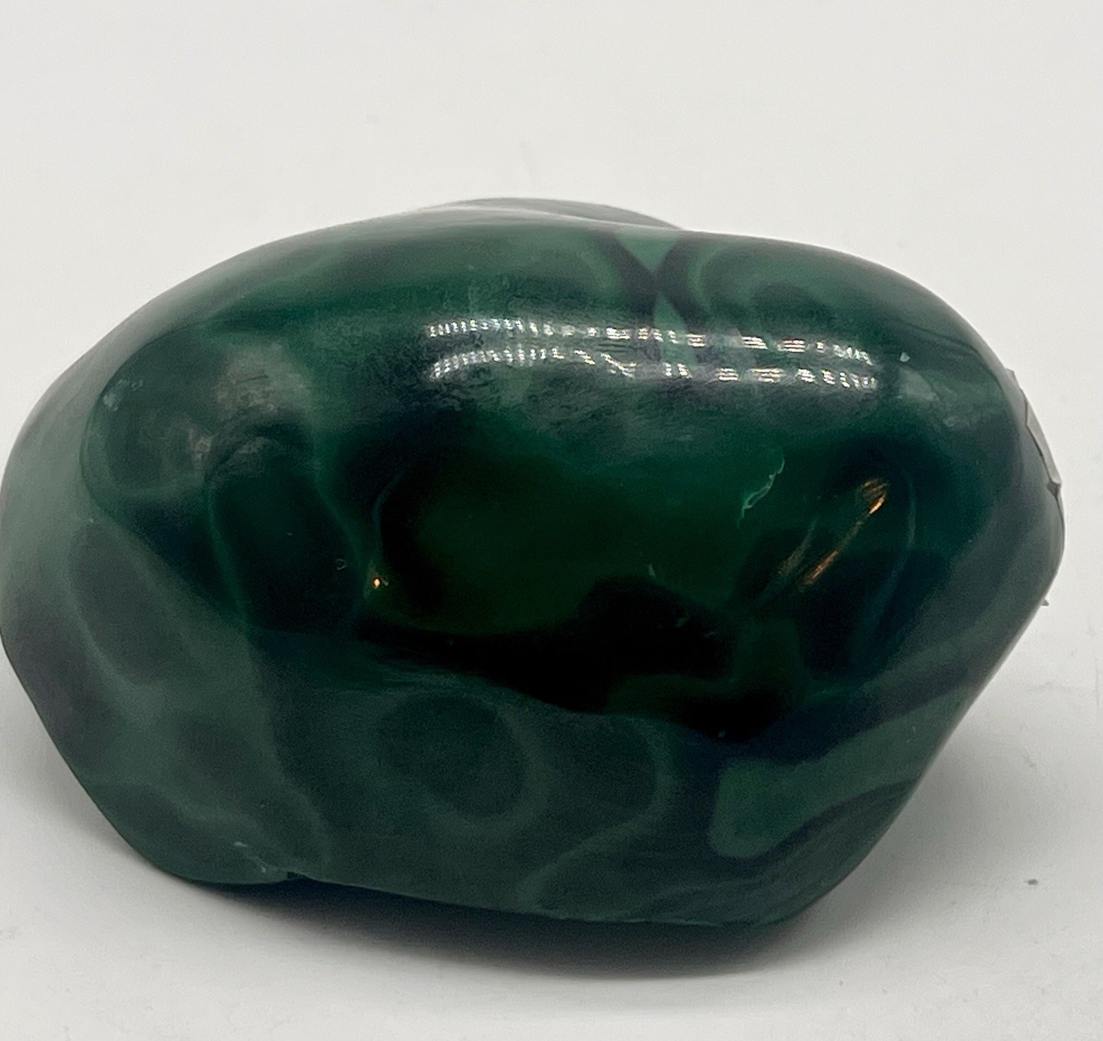 Polished Bull’s Eye Malachite Congo 0.86 lb 391g Stone Specimen