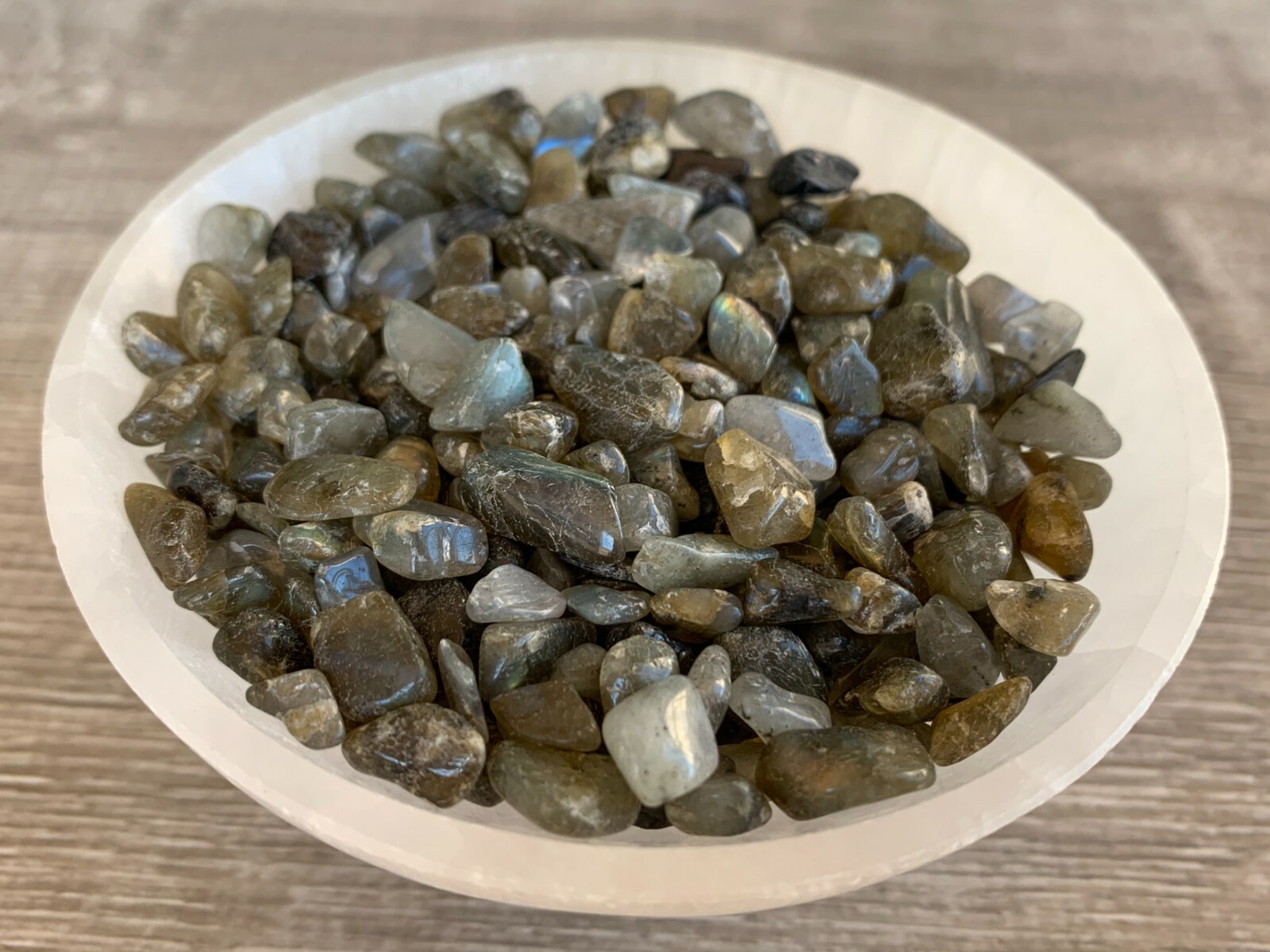 Grade A++ Labradorite Semi Tumbled Gemstone Mini Chips 5-12mm,Wholesale Bulk Lot
