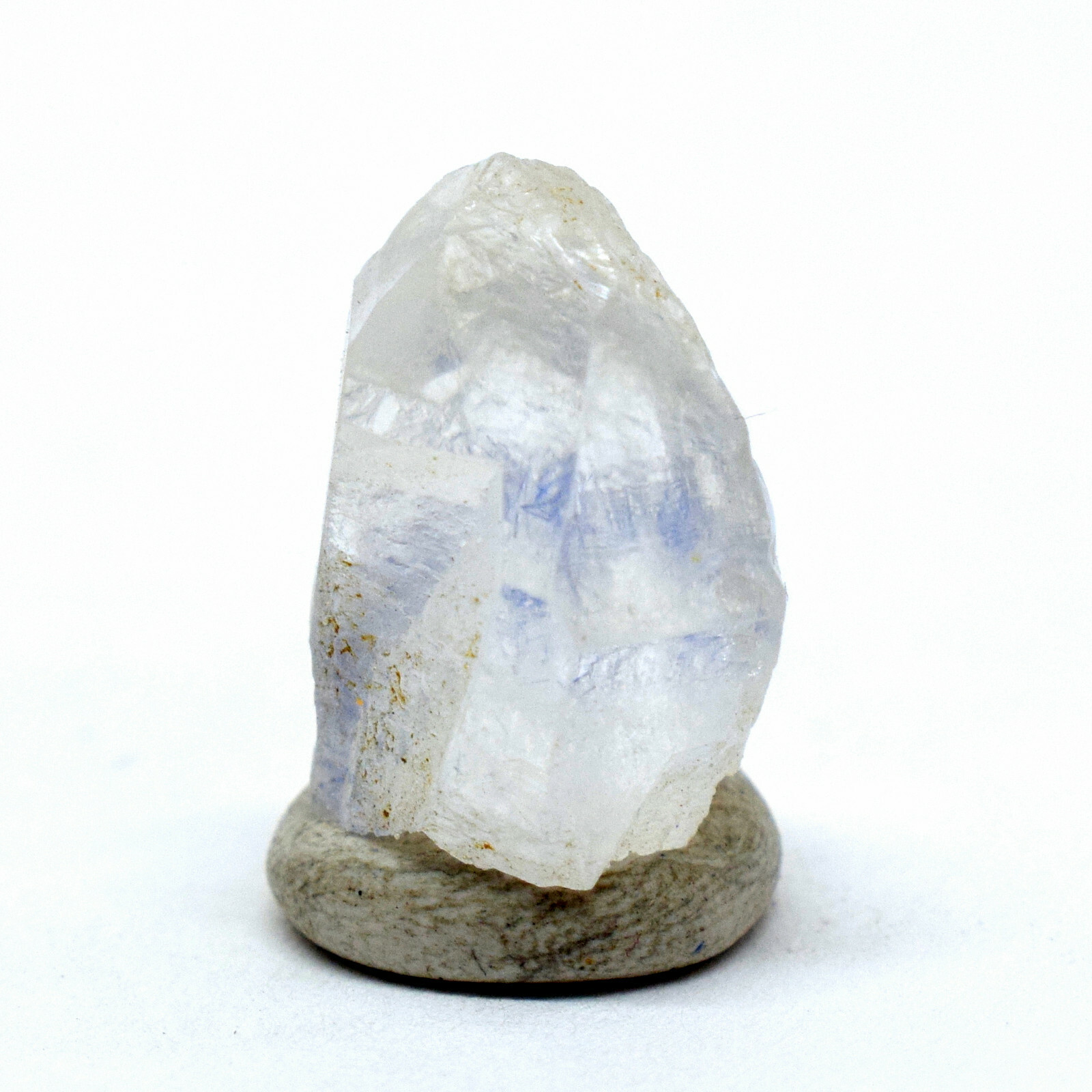 11ct Clear Blue Dumortierite Cluster Natural Quartz Crystal Specimen – Brazil