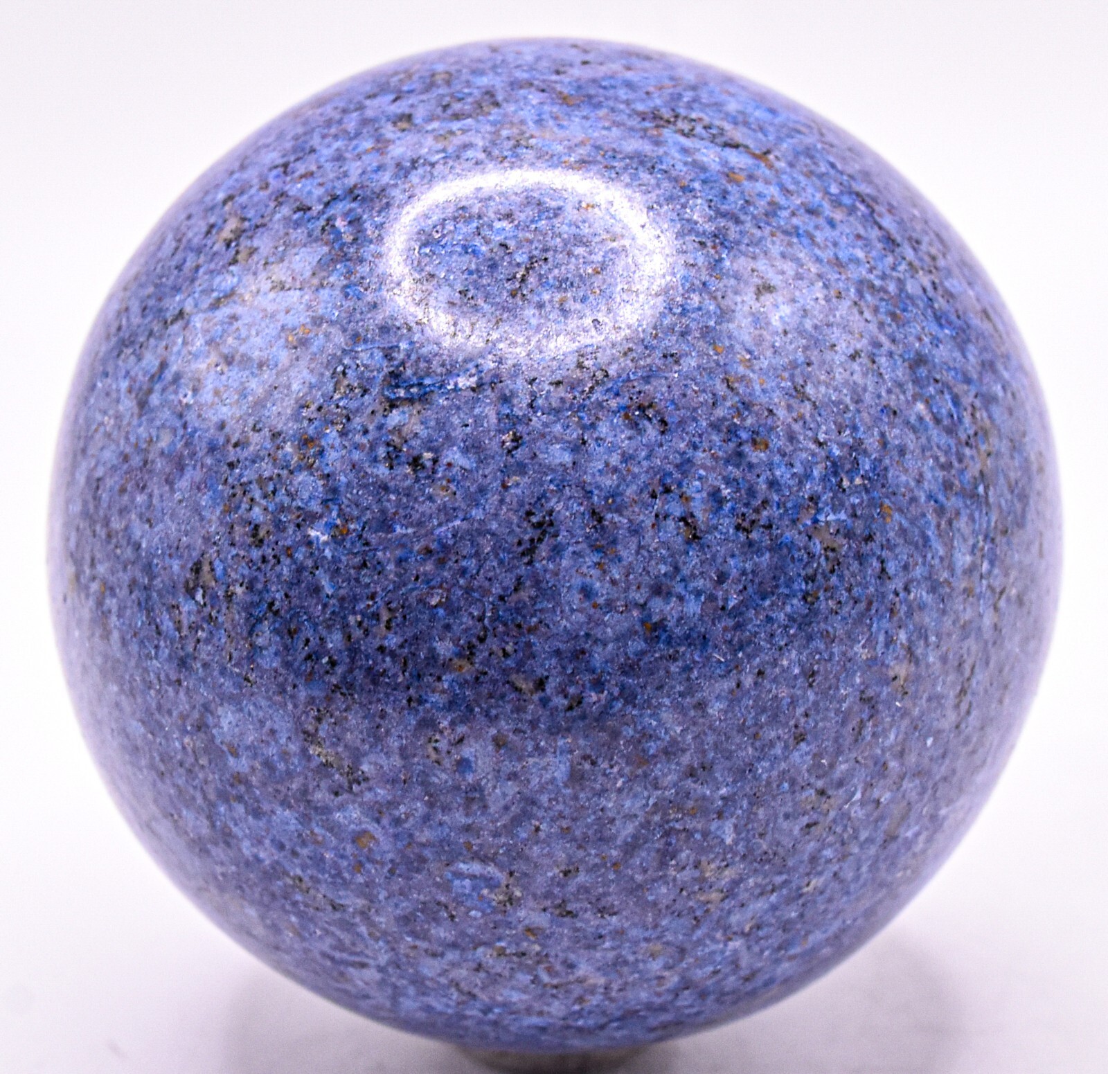 67mm Dumortierite Sphere Polished Natural Gemstone Crystal Mineral Ball – Peru