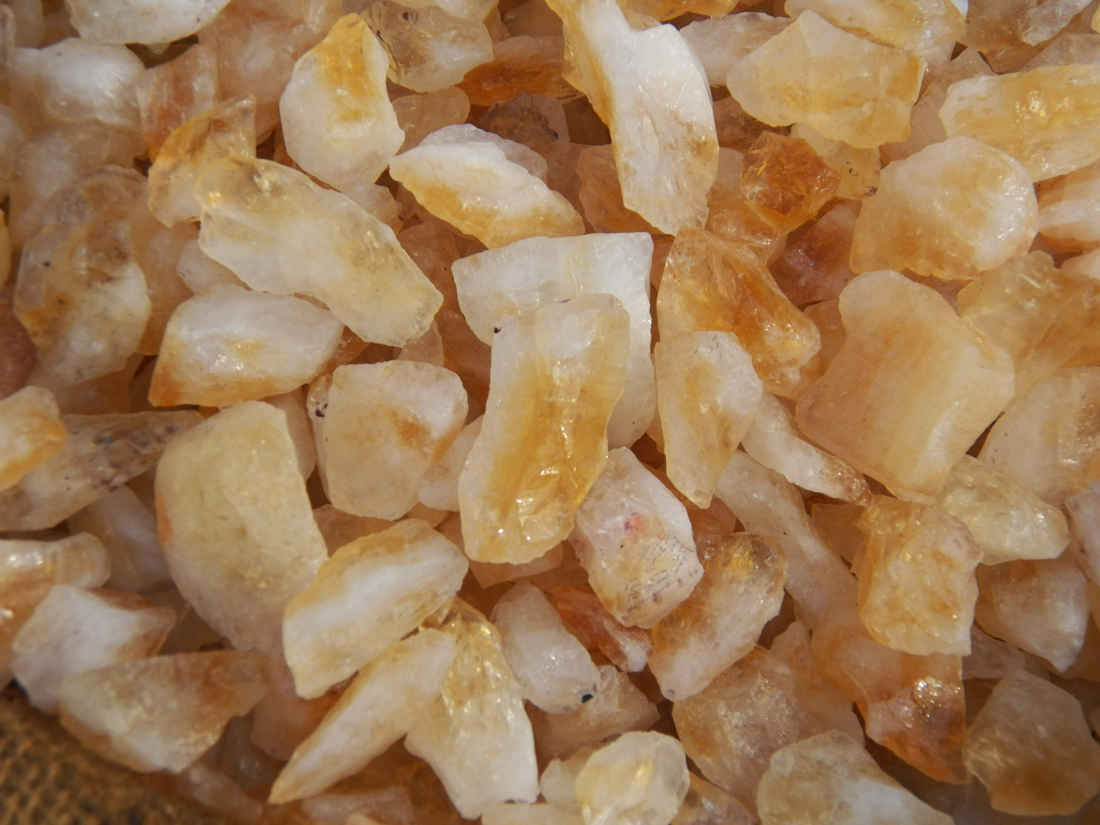500 Carat Lots of Citrine Points Rough – Plus a FREE Faceted Gemstone
