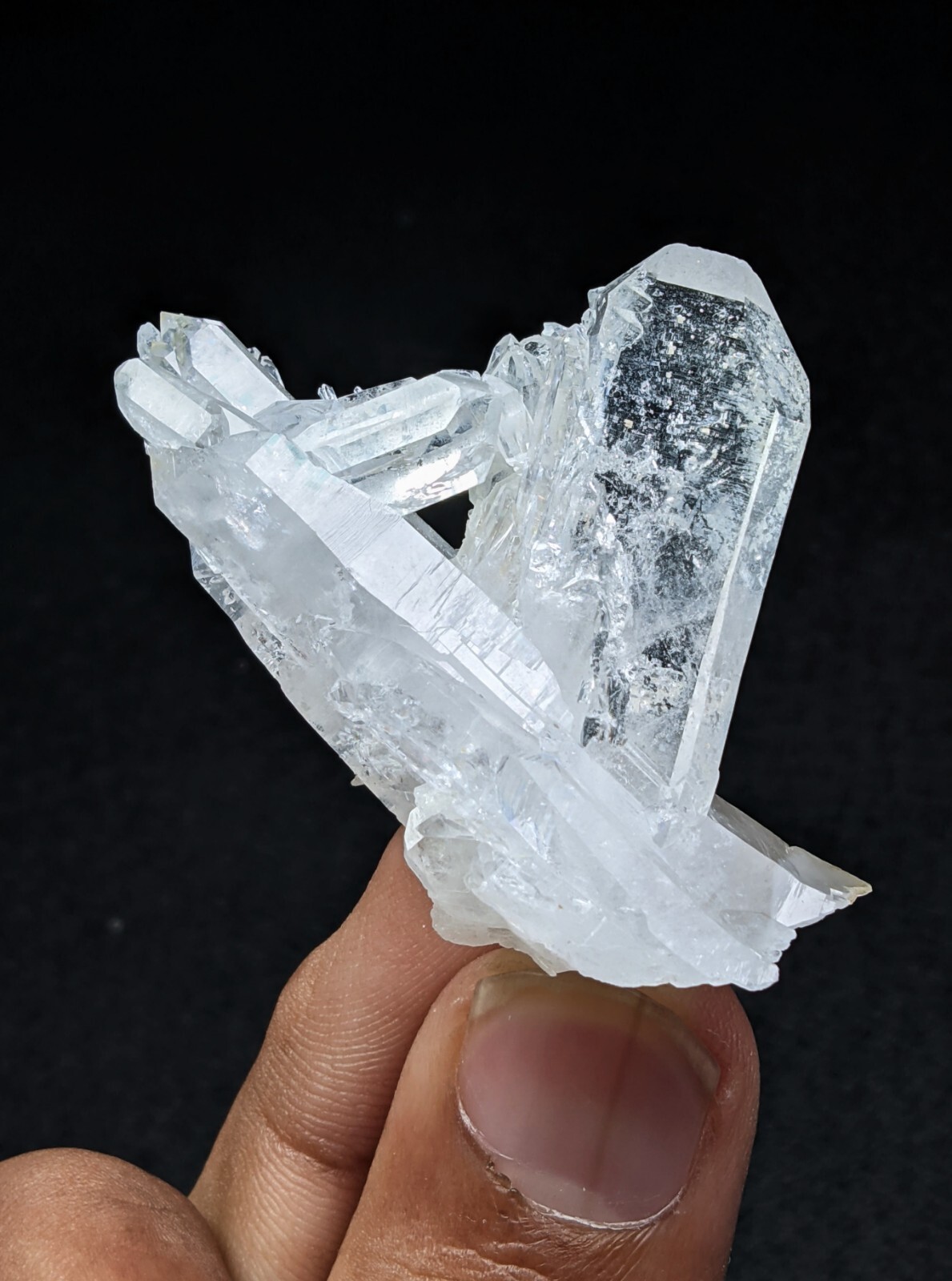 Quartz Clusters With Nice Termination ( 9 Pcs Lot)From Balochistan Pakistan