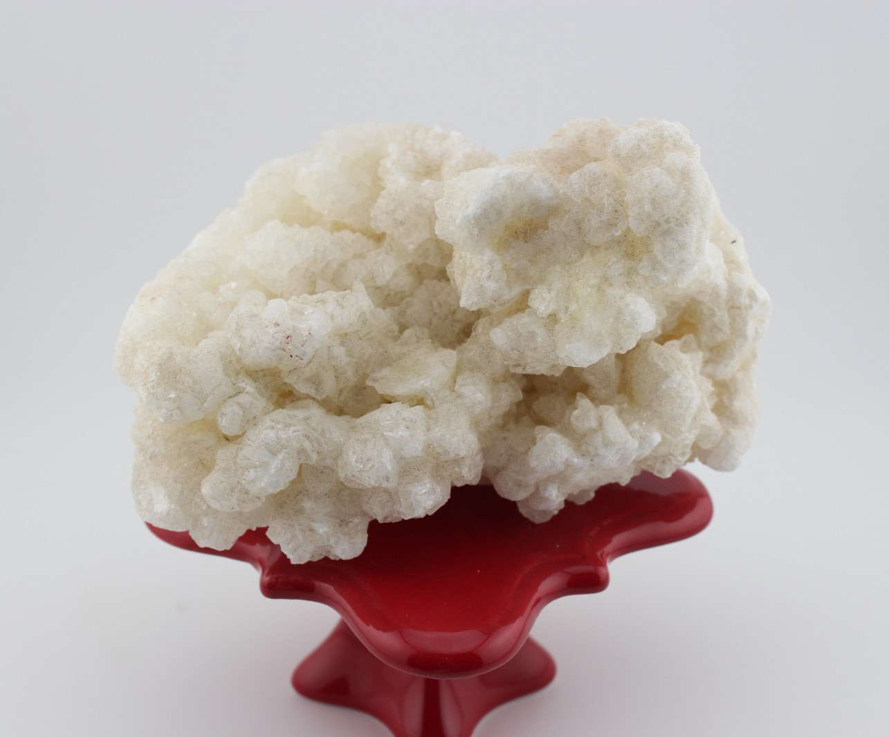 Large 2lbs 1 ounce white calcite aragonite mineral structure 5.25″ x 4″