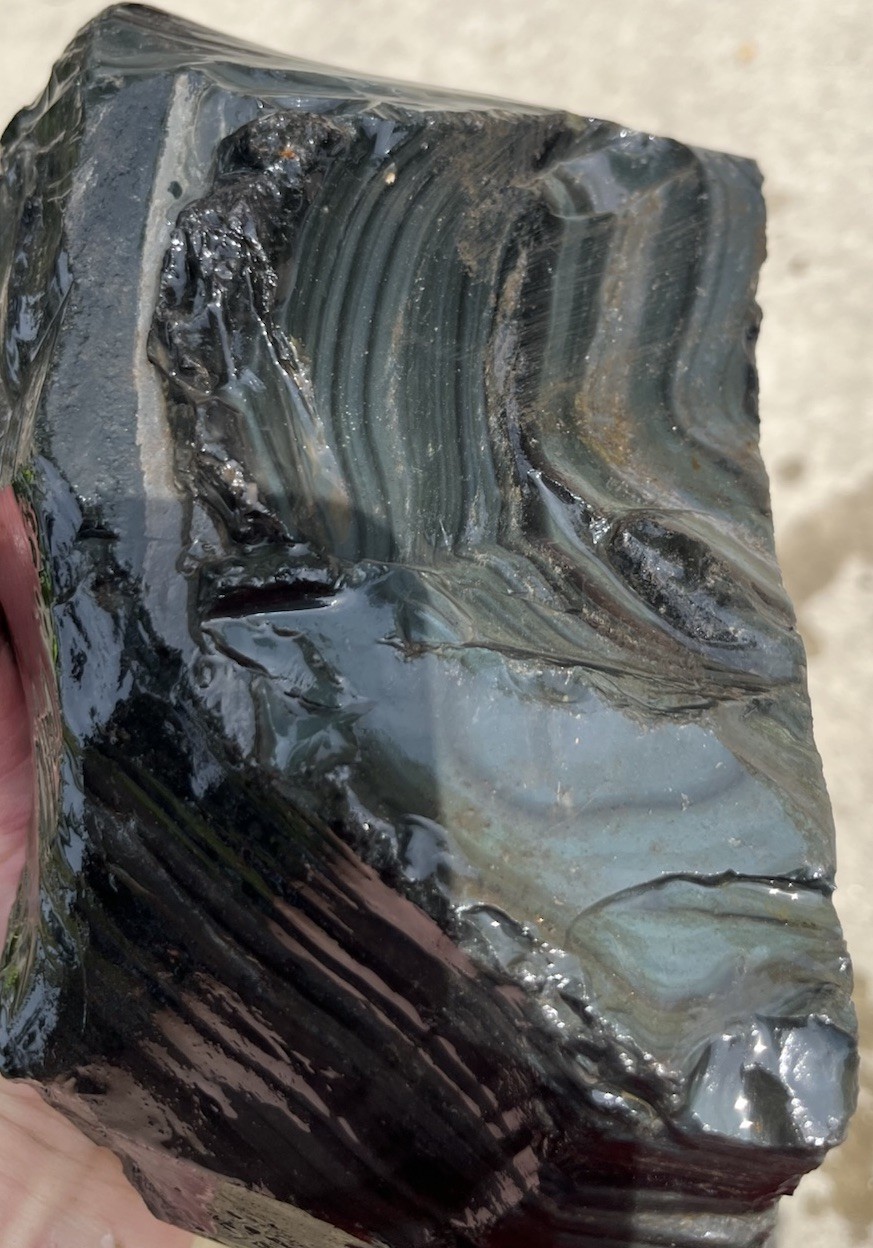 10lb Natural Rough Rainbow Obsidian Crystal Volcanic Stone Mineral Beautiful!