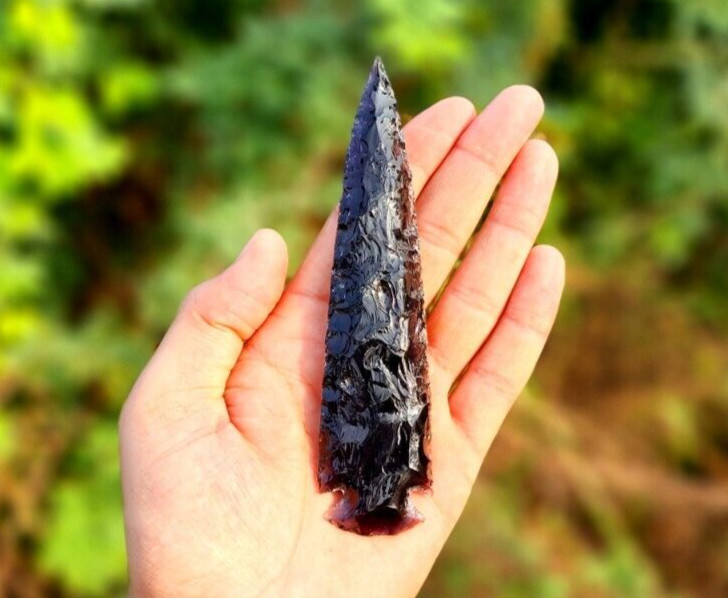Amethyst Spearhead Large Arrowhead Crystal Healing Purple Crystal Metaphysical