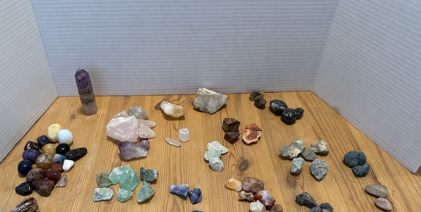 Mixed Crystal Lot 70+ Raw Polished Stones Rocks Gemstones And Pillars Spiritual