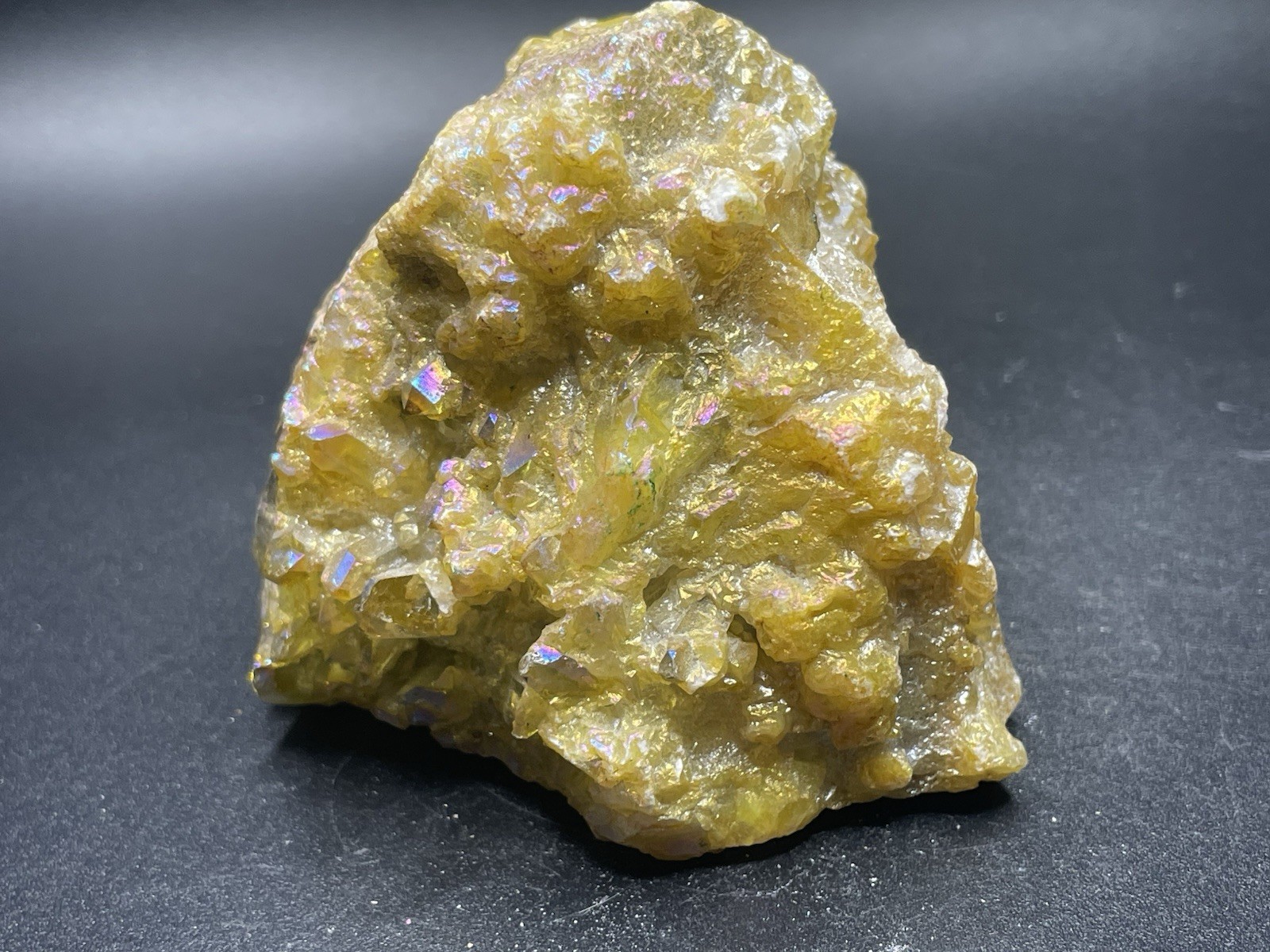Yellow Angel Aura Cluster 299g