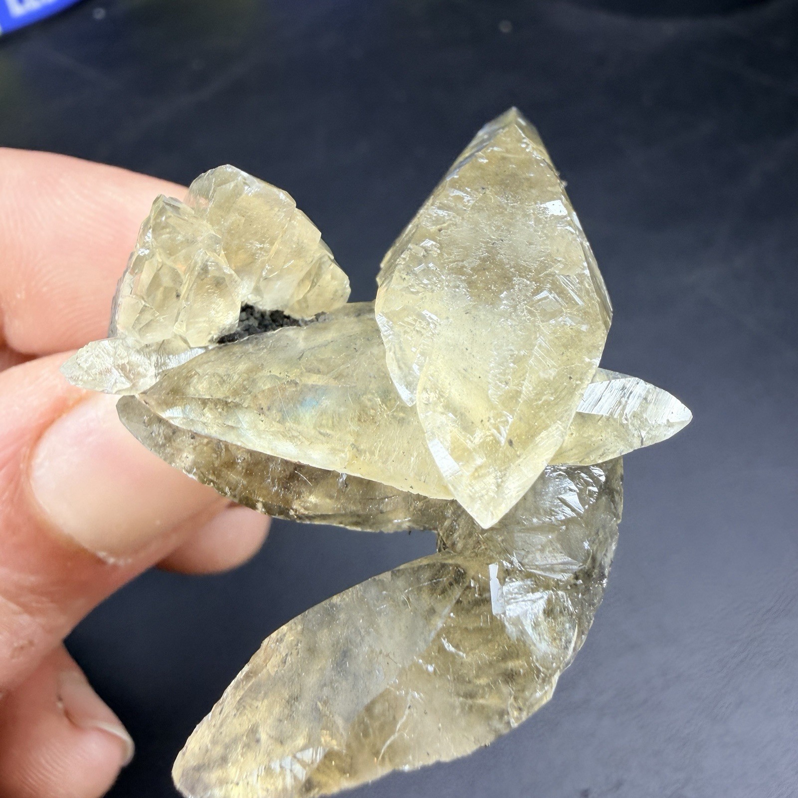 Golden Calcite Crystals with Chalcopyrite / Missouri *VIDEO*