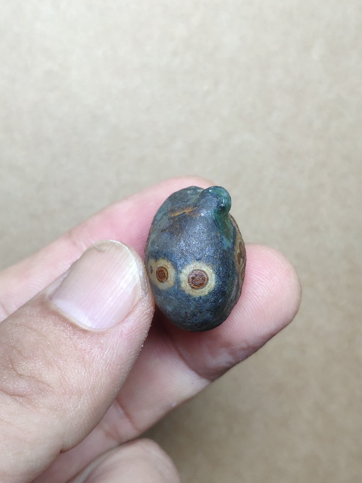 26mm Beautiful Natural Gobi Agate eye agate Landscape stone