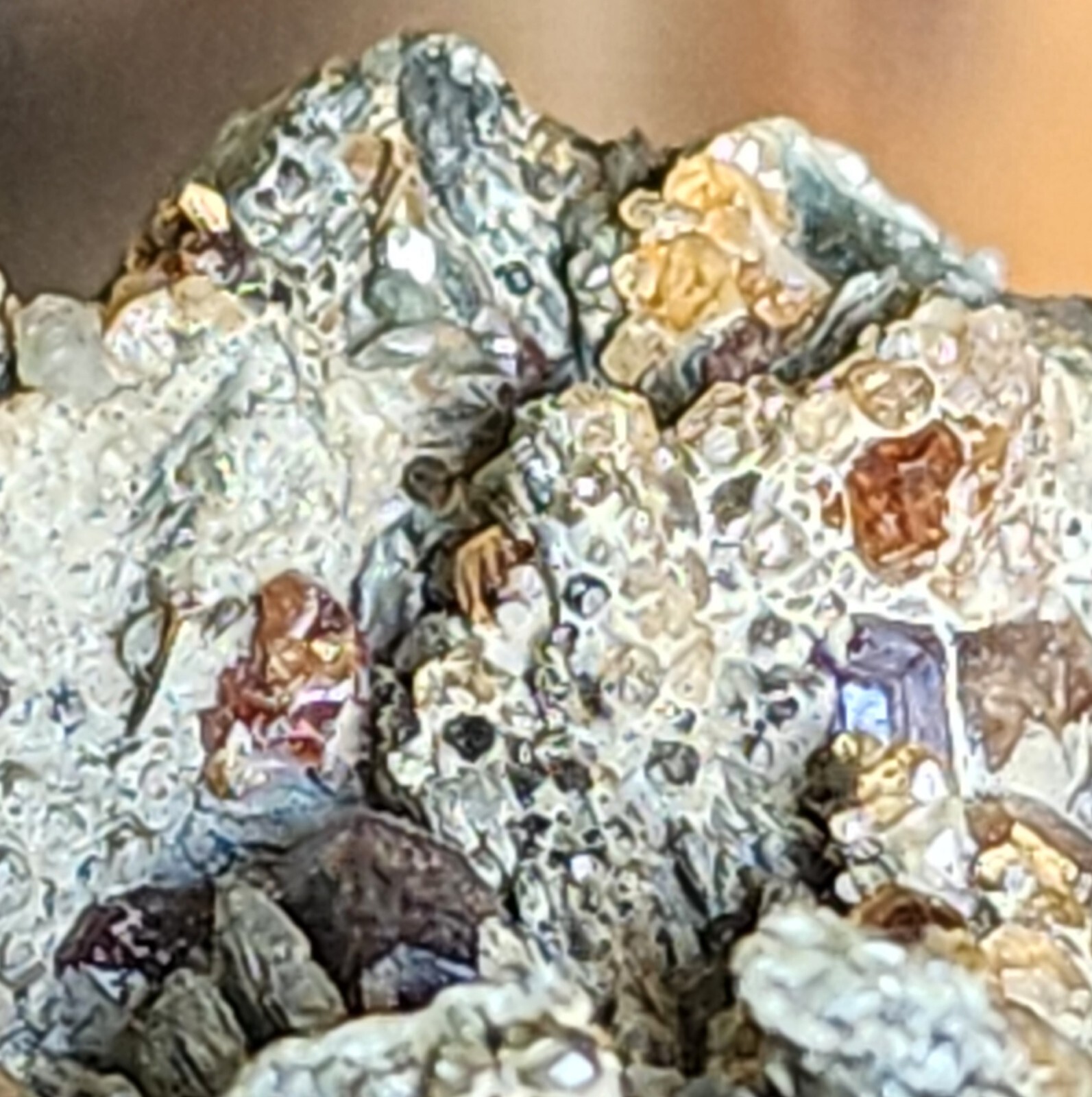 Fine Gemmy Grossular Garnet var Hessonite On Matrix from Italy Ex Kay Robertson