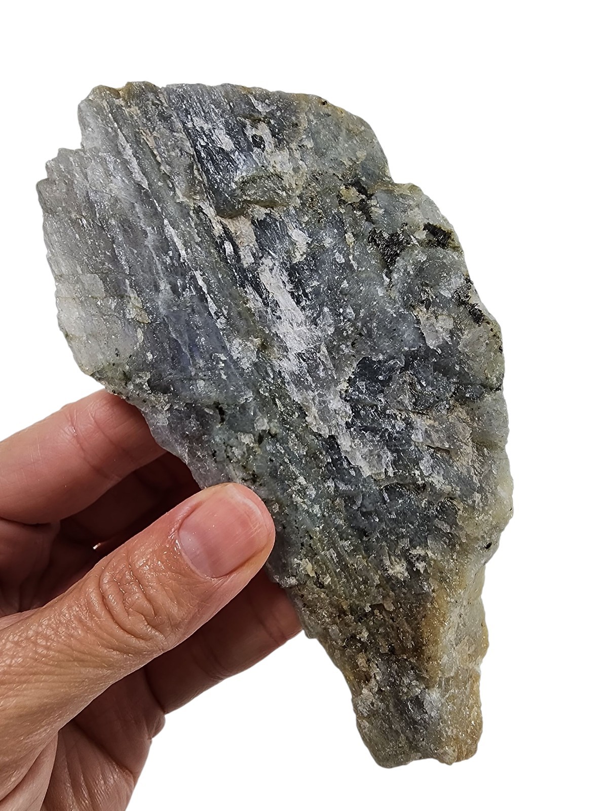 Labradorite Polished Face Rough Madagascar 204.3 grams.