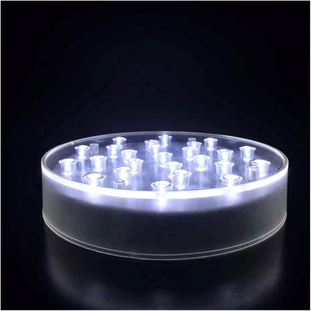 6″ LED Light Base Round Display Pedestal for 3D Crystal Cube Glass Art