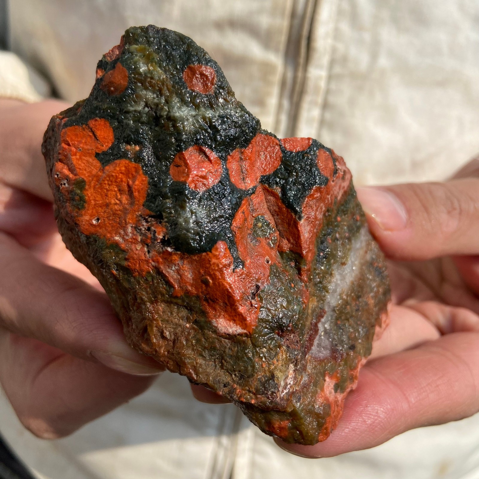 0.5lb Natural colourful ocean jasper raw stone crystal rough mineral specimen