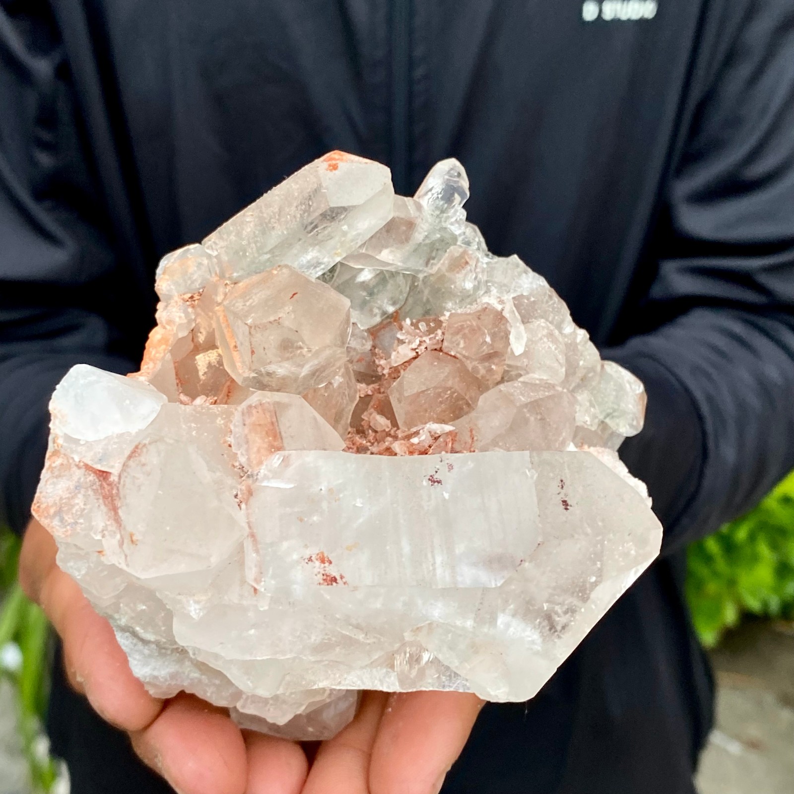 1.26LB A+++ Natural white Crystal Himalayan quartz cluster /mineralsls