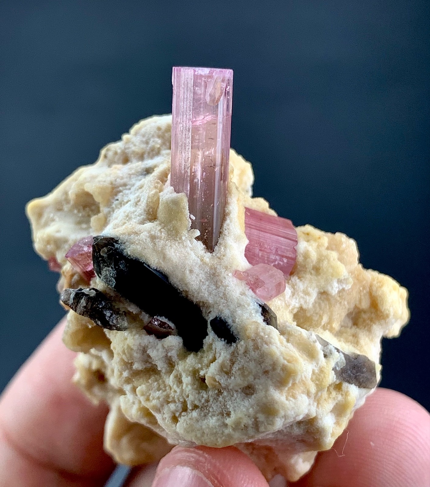 135 Carat pink Tourmaline Crystal specimen From Afghanistan