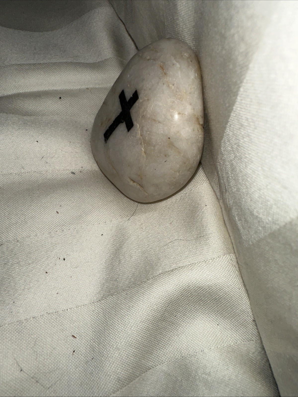 Cross Palm Stone 1 pc – Blessings, Clear Negative Energies, Altar, Pocket,purse