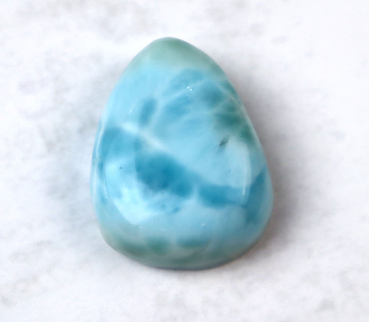 Charming Design Natural Sky Blue Larimar Cabochon 26mm