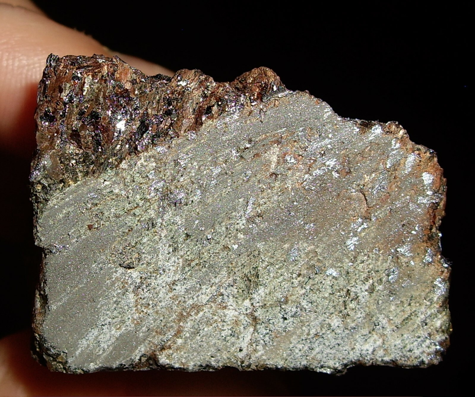 Shiny Molybdenite Sprinkles on Unknown Host Rock 79.5g