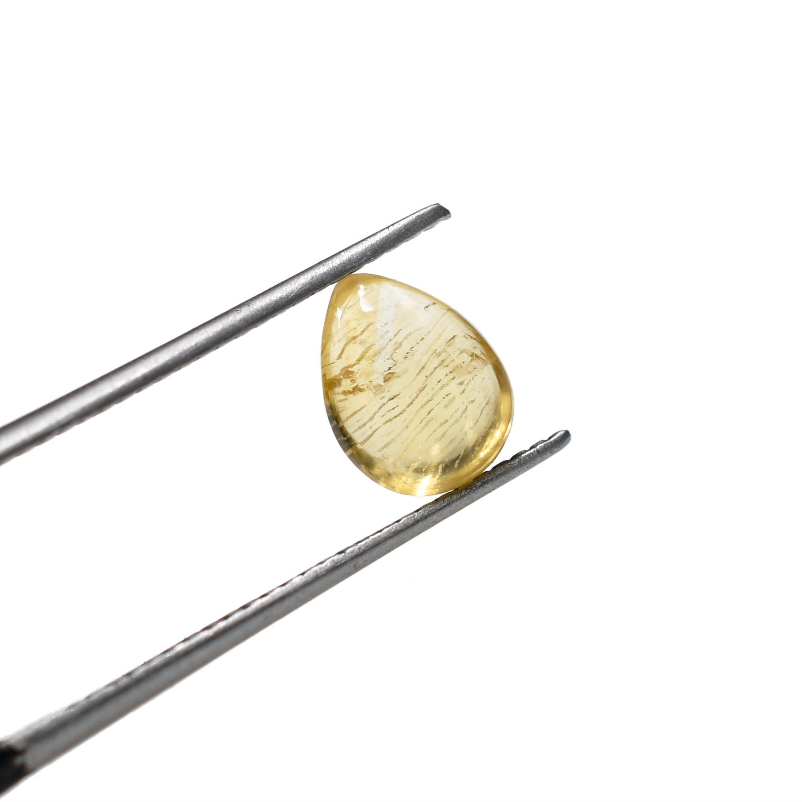 Natural Smooth Citrine Gemstone For Jewelry Making Handmade Healing Birthstone