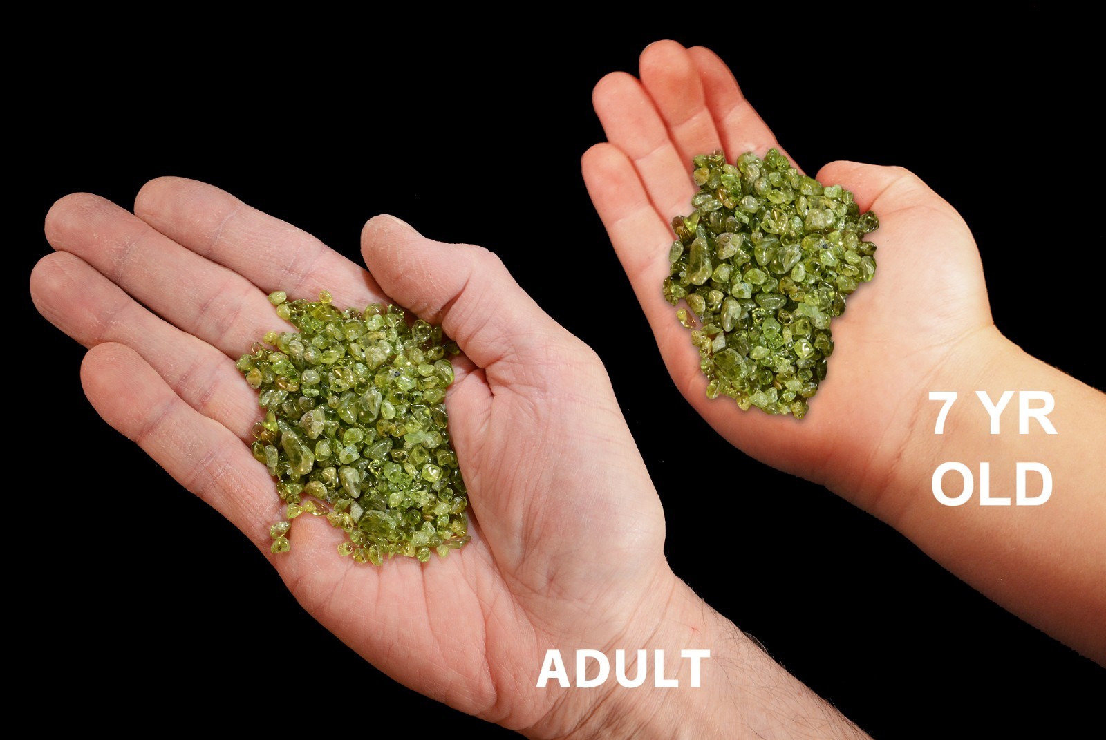 PERIDOT Crystals 1/4″ 2 Ounces Rocks Minerals Specimen Chakra Healing Crystals