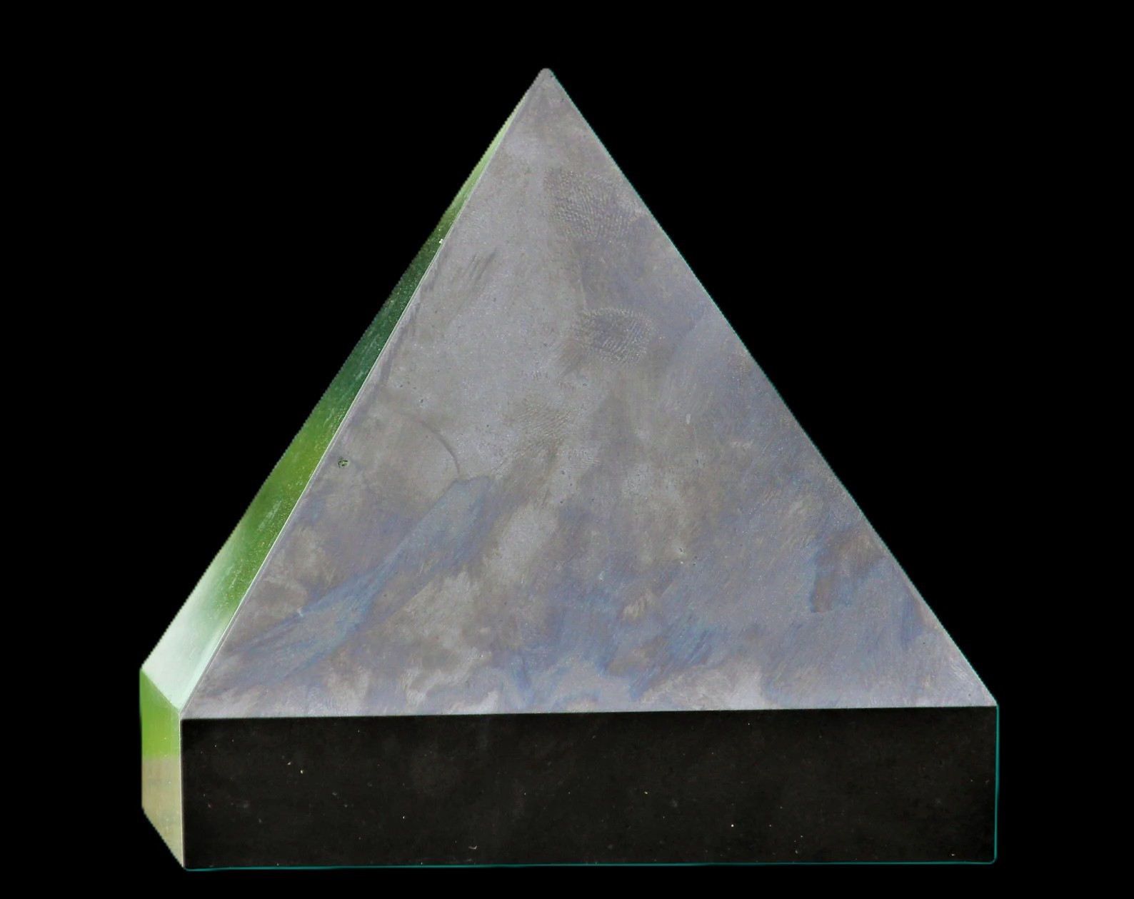 110MM Large Black Tourmaline Crystal Egyptian Pyramid, Reiki Healing Charged