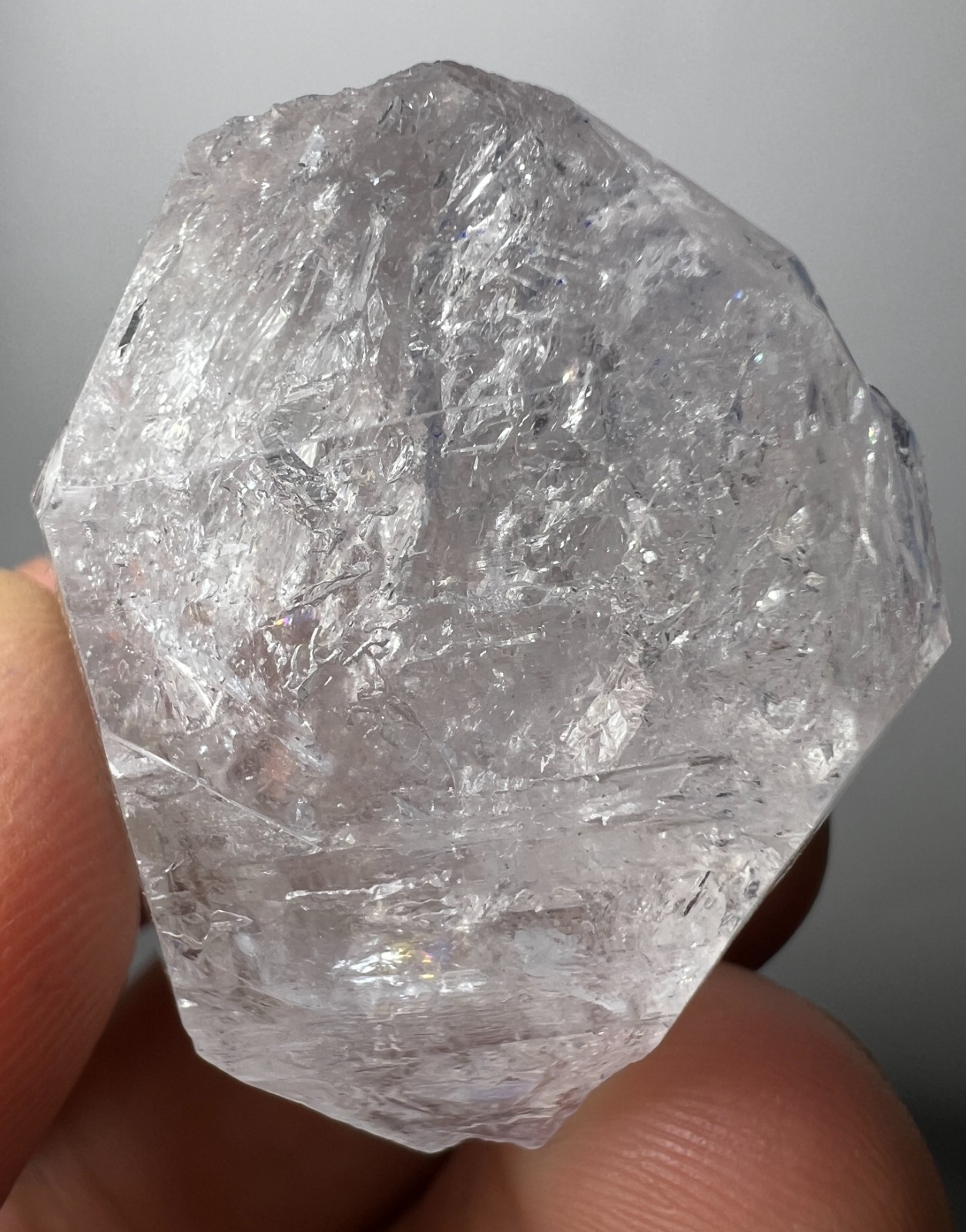117 Ct Rare! Enhydro Quartz Crystal | Moving water Bubble inside from Pakistan
