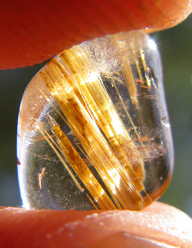 3pcs A+ Golden RUTILATED QUARTZ Crystal Rutile Gemstone Polished Rock HEALING NR