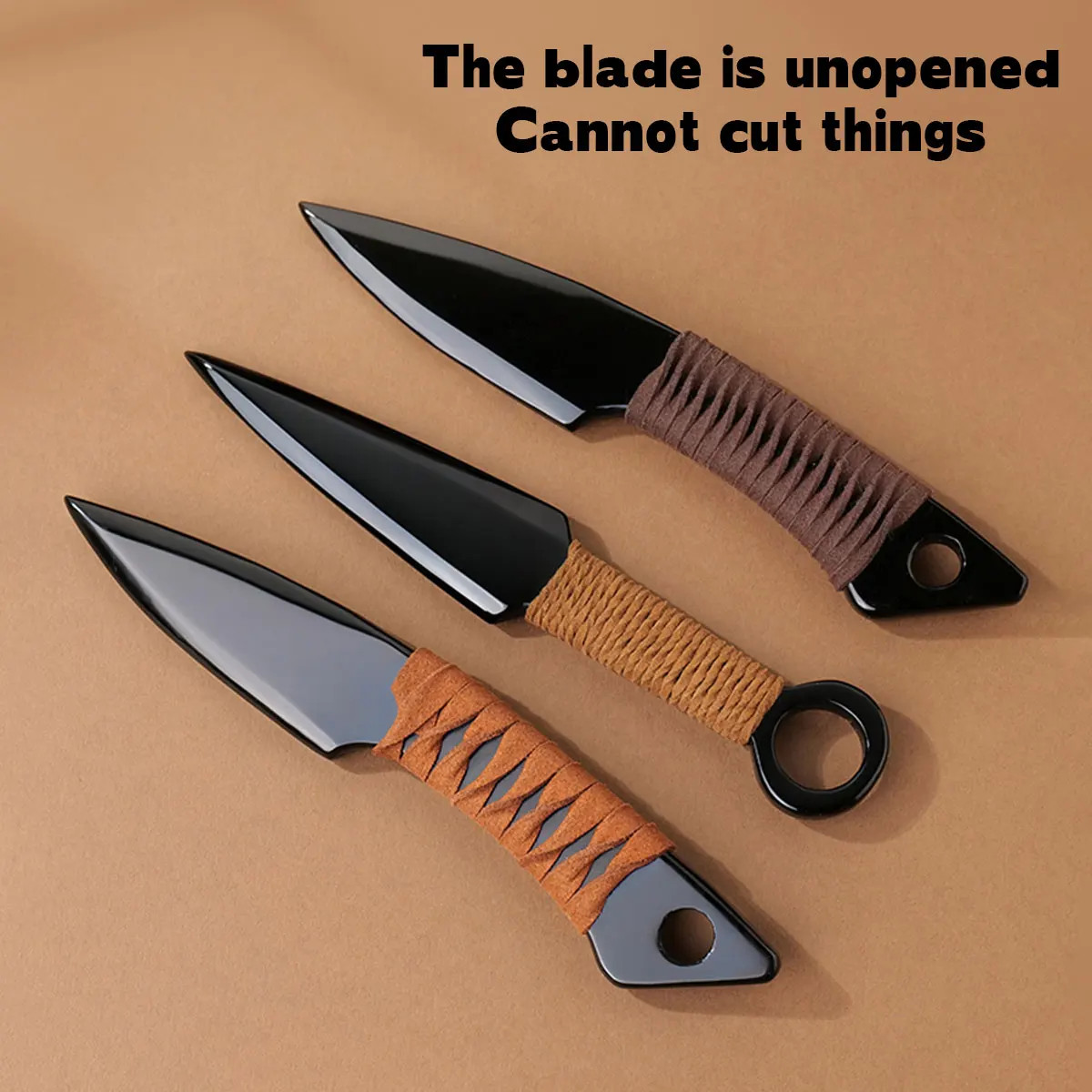 1PC Natural Crystal Obsidian Original Stone Model Knife Polishing Unbladed Knife