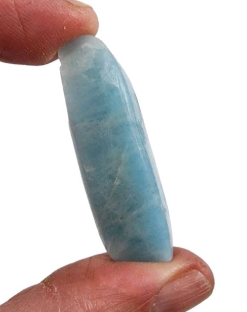 Aquamarine Crystal Polished Faced Rough 6.31 grams.