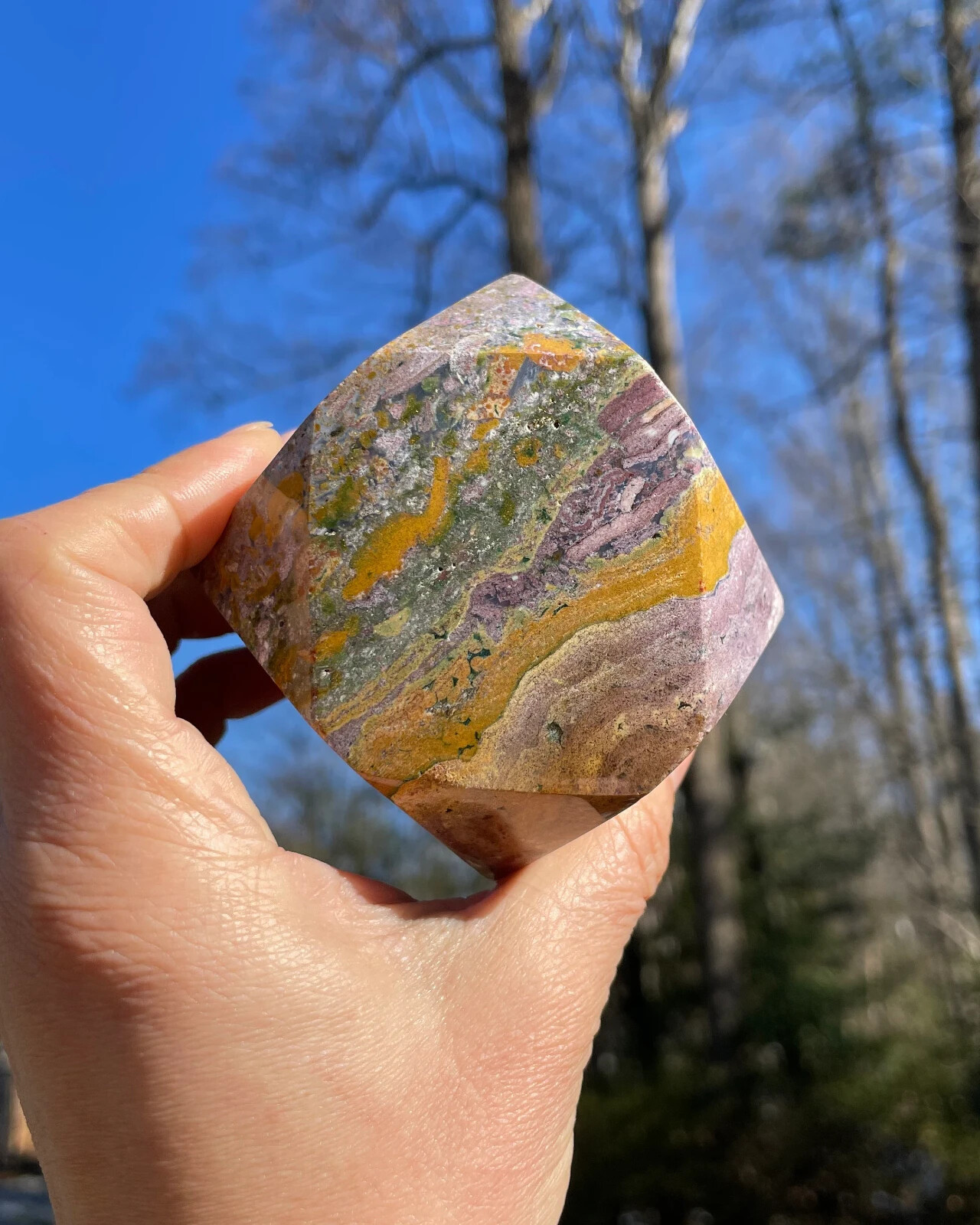 Big Beautiful Fancy Jasper Freeform *Ocean Jasper *Stone of Tranquility