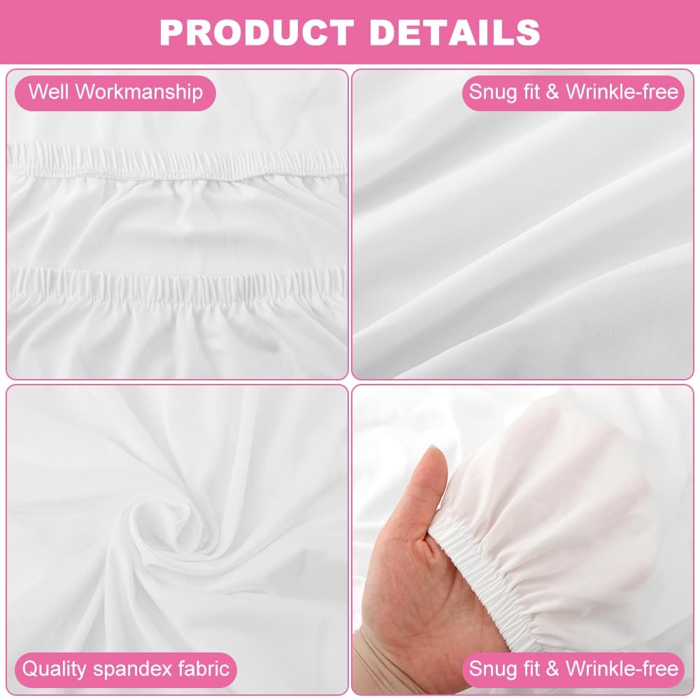 3Pcs Cylinder Pedestal Stand Covers,Round Spandex Cylinder Stand Covers for P…