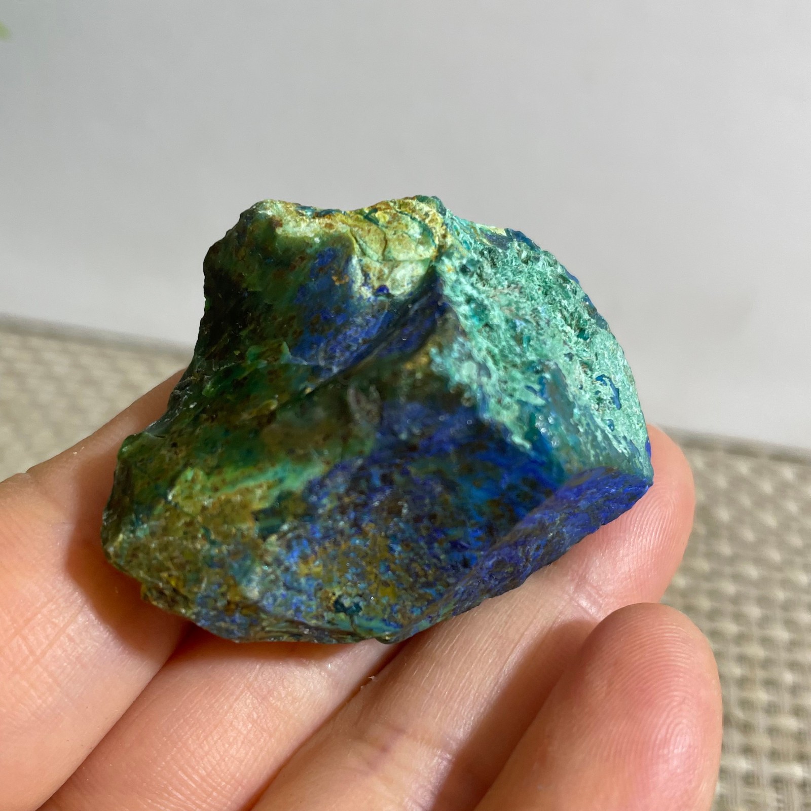 30g beautiful crystal azurite malachite mineral specimen Reiki Healling