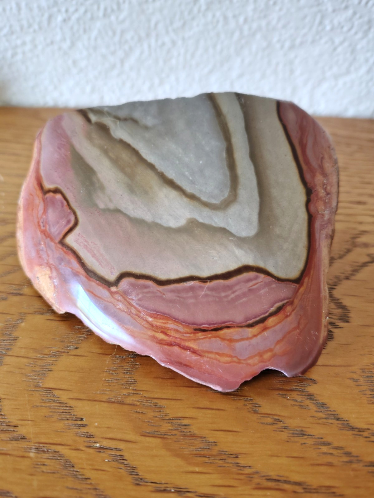 Polychrome Jasper Slab Madagascar One Polished Face 260g “Desert Jasper”