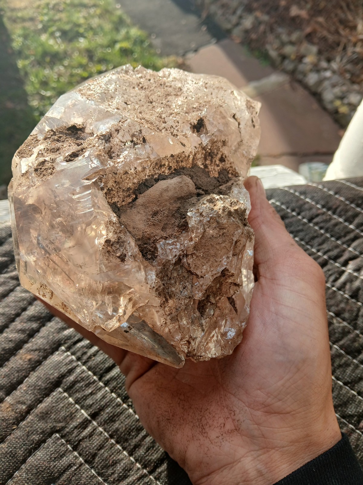 🔥 Huge 4.6 Pounder Herkimer 💎 (Skeletal Honker) Self Collected In NY ❤️