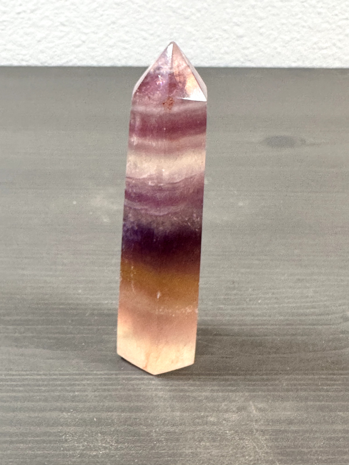 Fluorite Point UV flash 3oz 3.5in. Lot 233