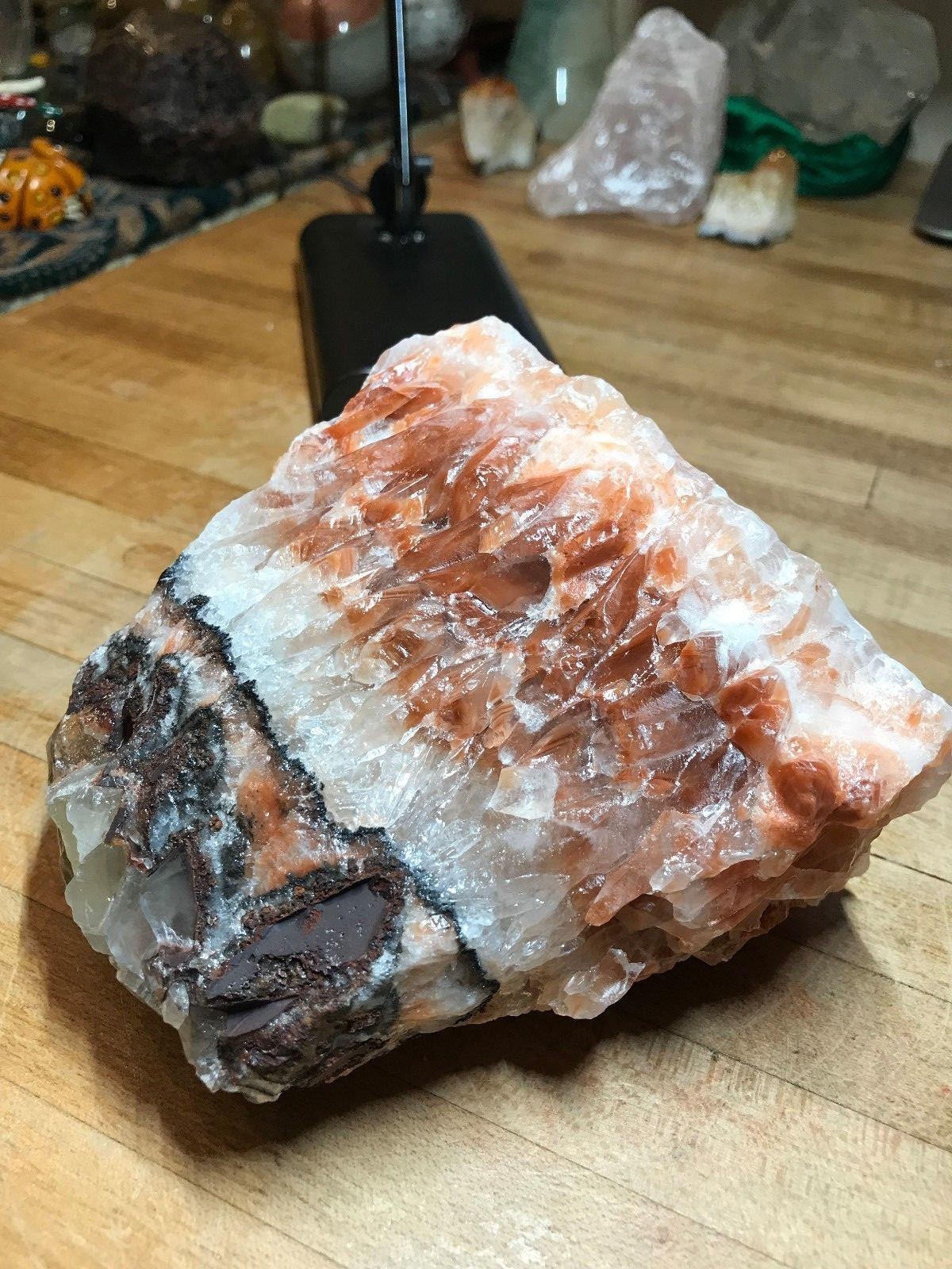 Multicolored Calcite Crystal Mineral Gemstone Medium Natural Rock Specimen 555