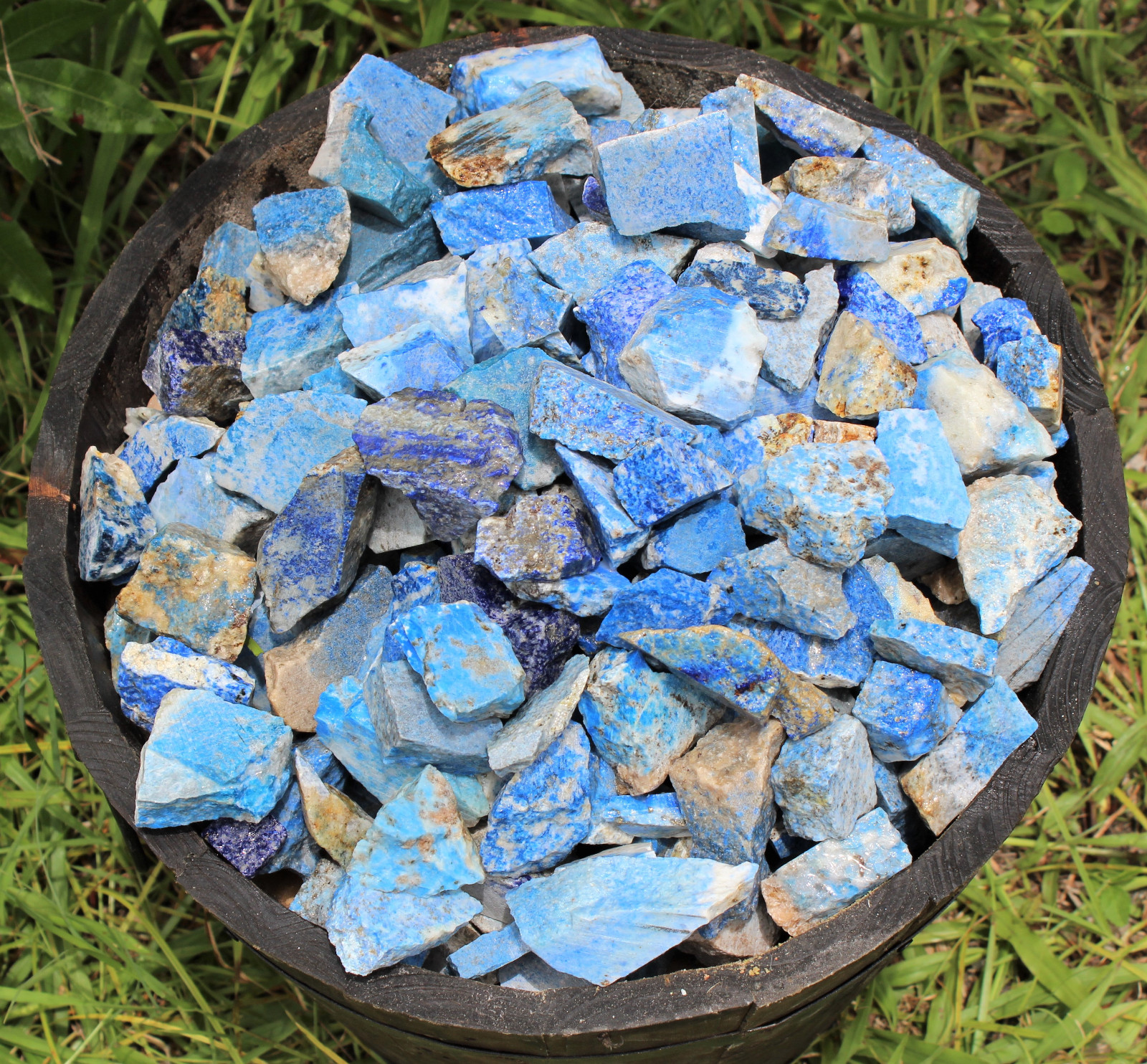 Natural Rough Lapis: 1 Piece (Blue Raw Crystal Gemstone Specimen)