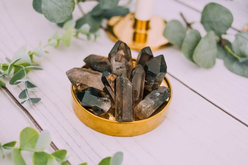 Natural Smoky Quartz Crystal Points, Small Smoky Quartz Point,Wholesale Bulk Lot
